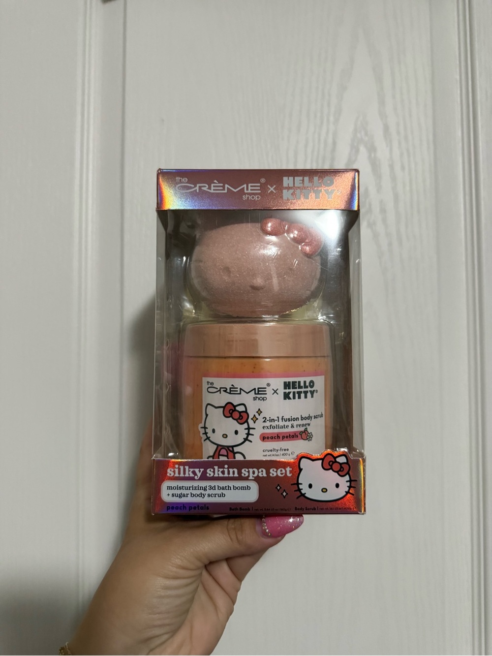 The Crème Shop x Hello Kitty Silky Skin Spa Set - Peach - Picture 5 of 7